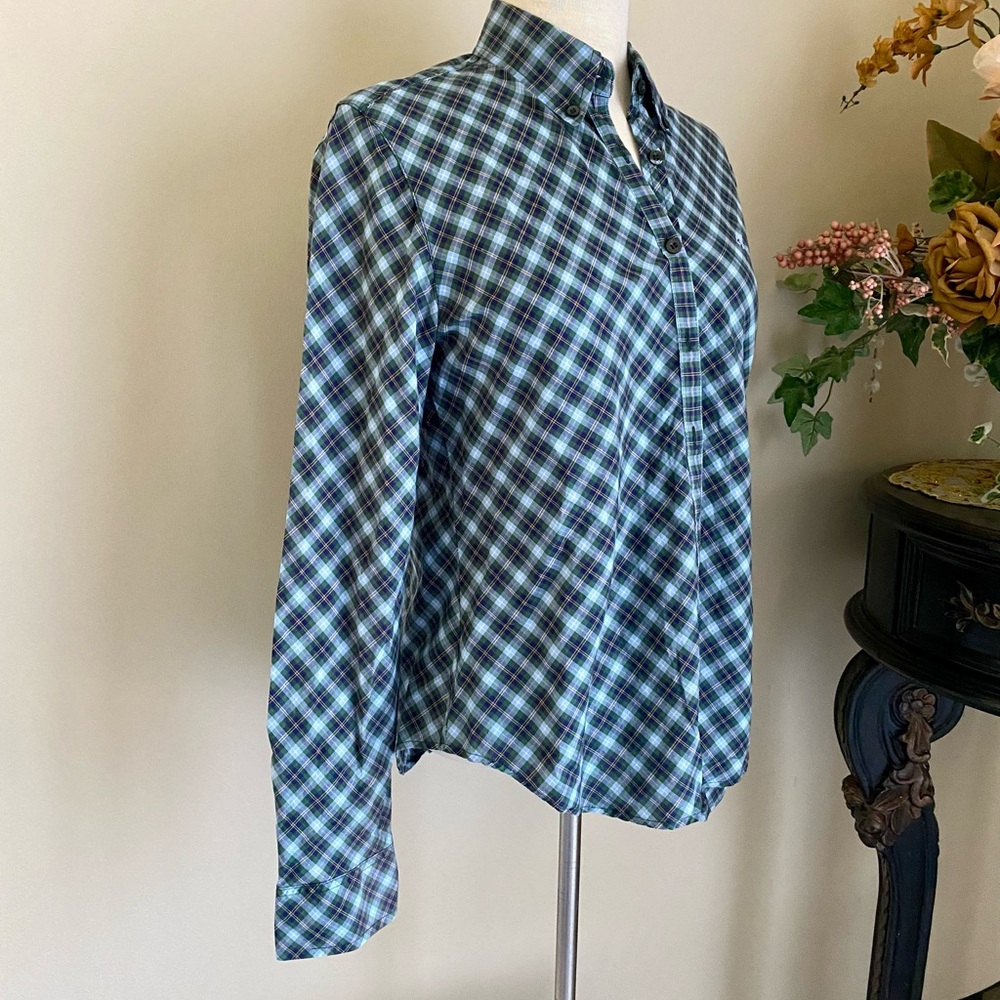 Thomas Burberry shirt top blouse plaid check